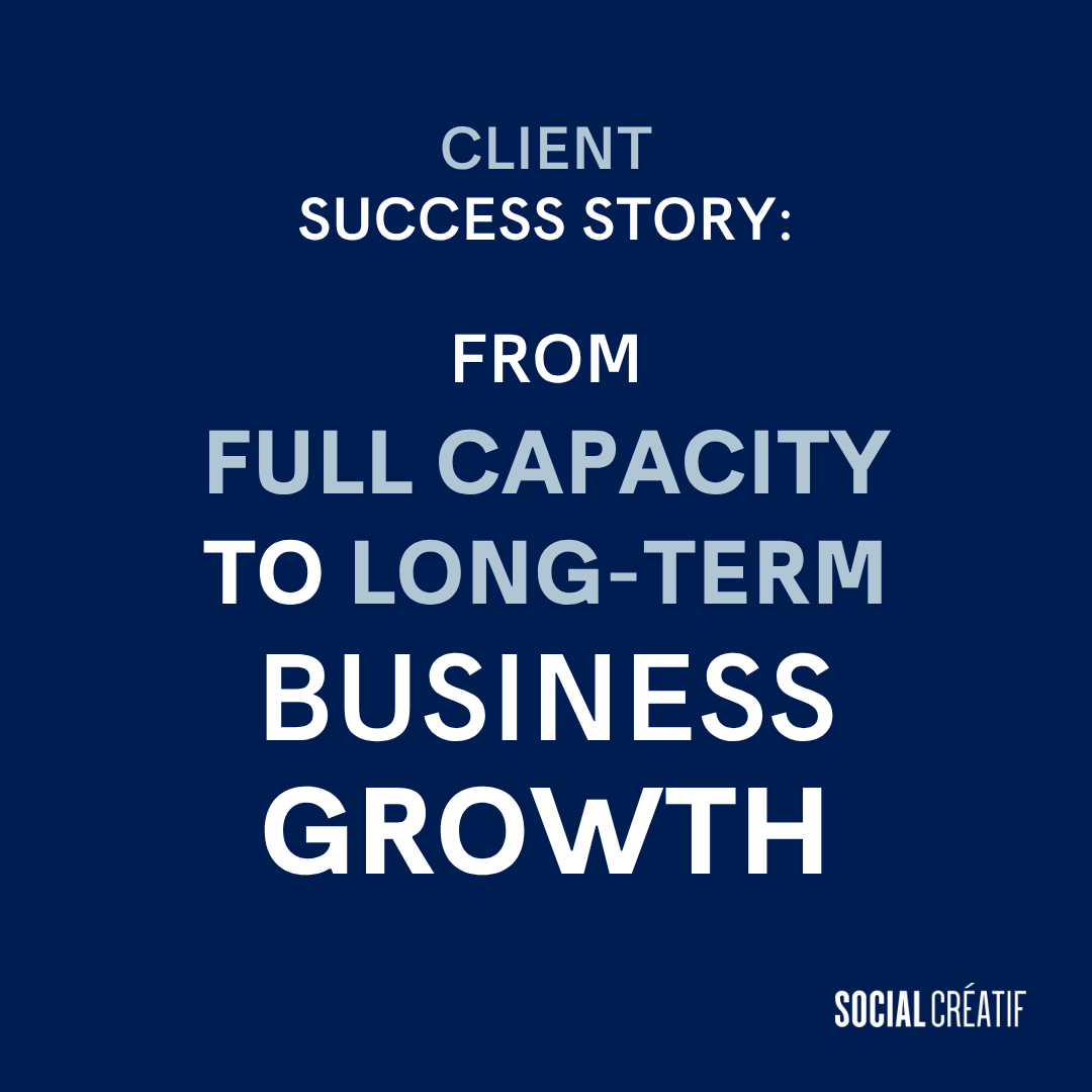 HOW WE TOOK A CLIENT TO FULL CAPACITY AND BUILT THEIR NEXT STAGE OF GROWTH