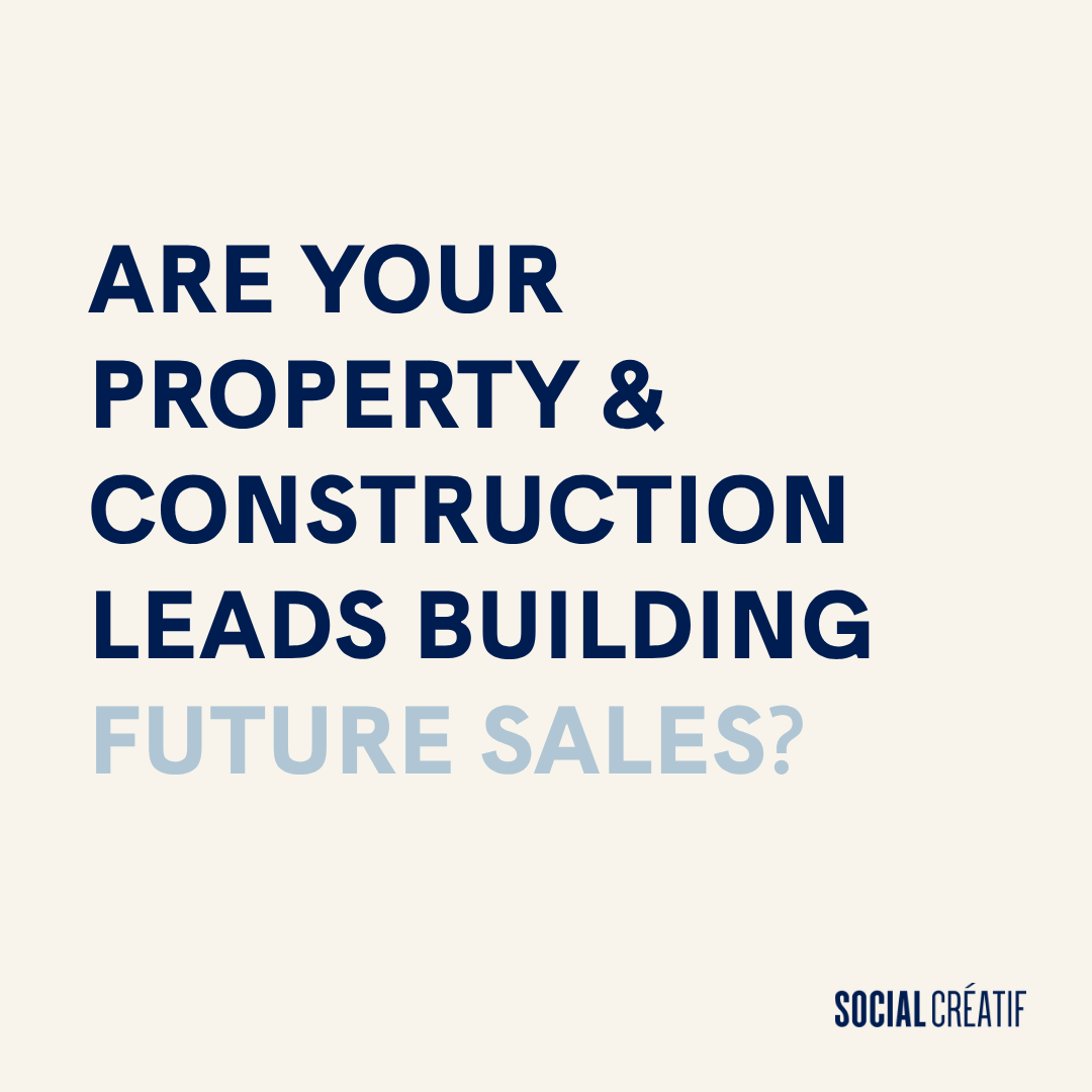 ARE YOU GENERATING LEADS WITHOUT BUILDING FUTURE SALES?