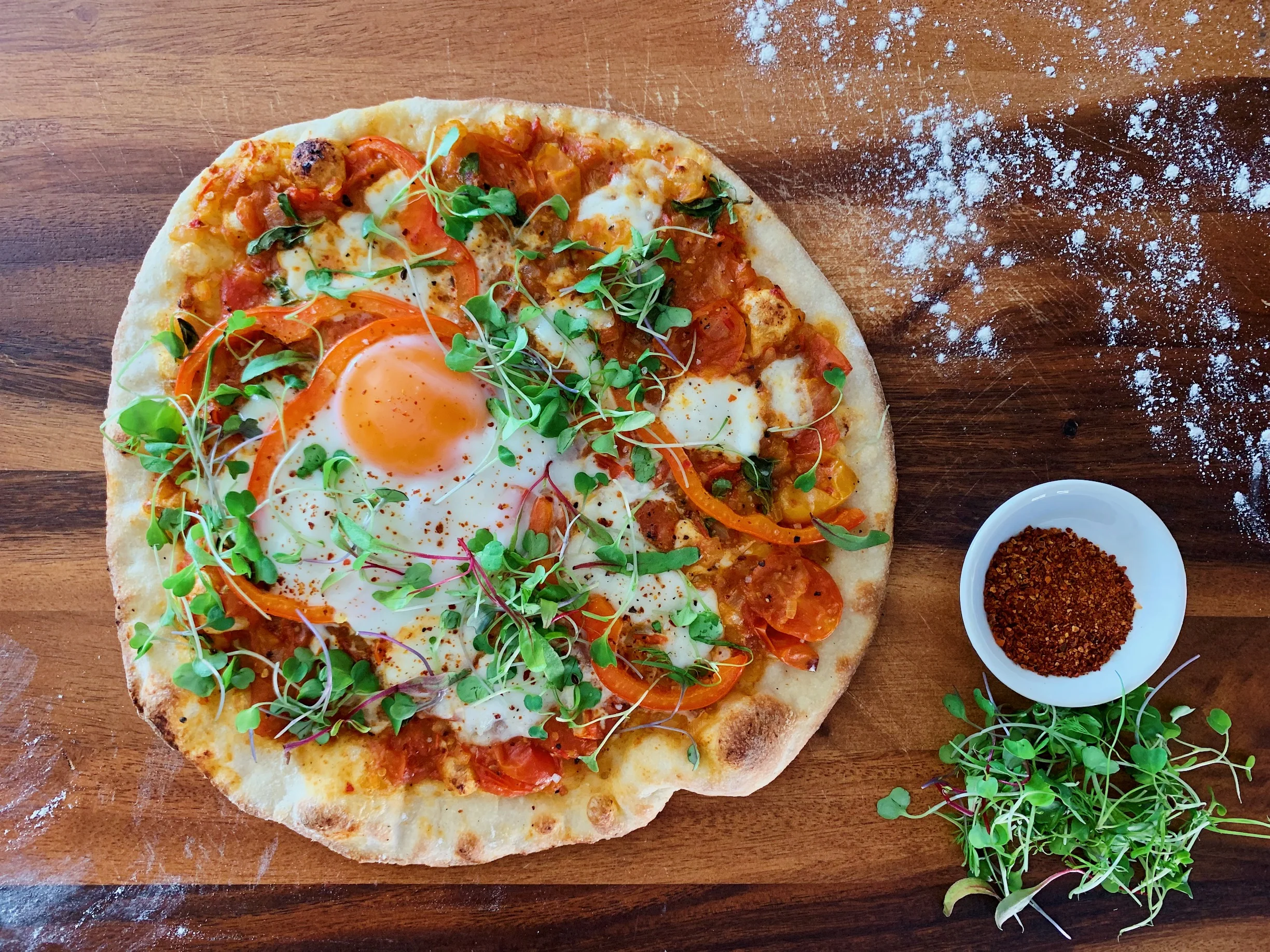 How to Make Shakshuka Pizza From Scratch