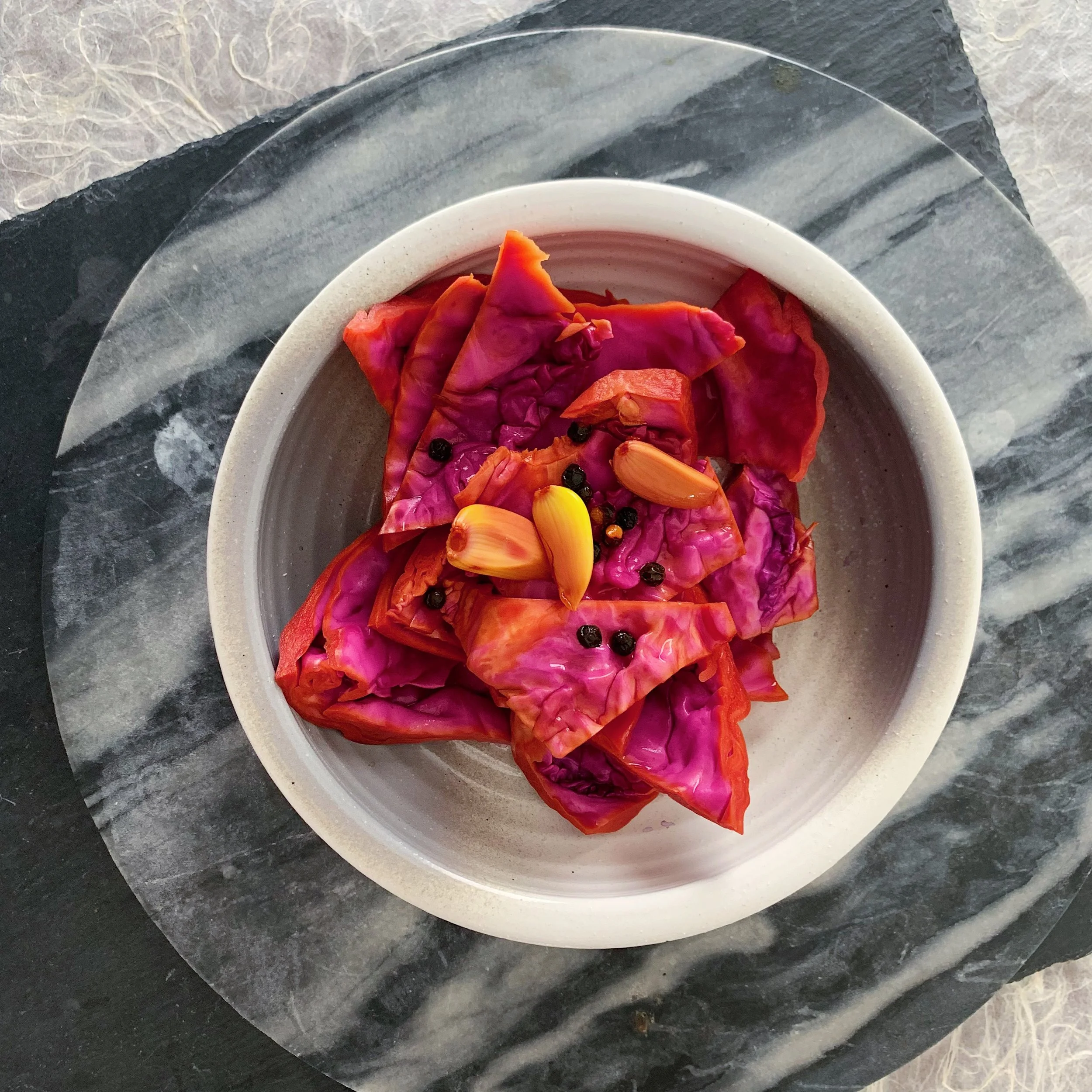 Tangy Pickled Cabbage