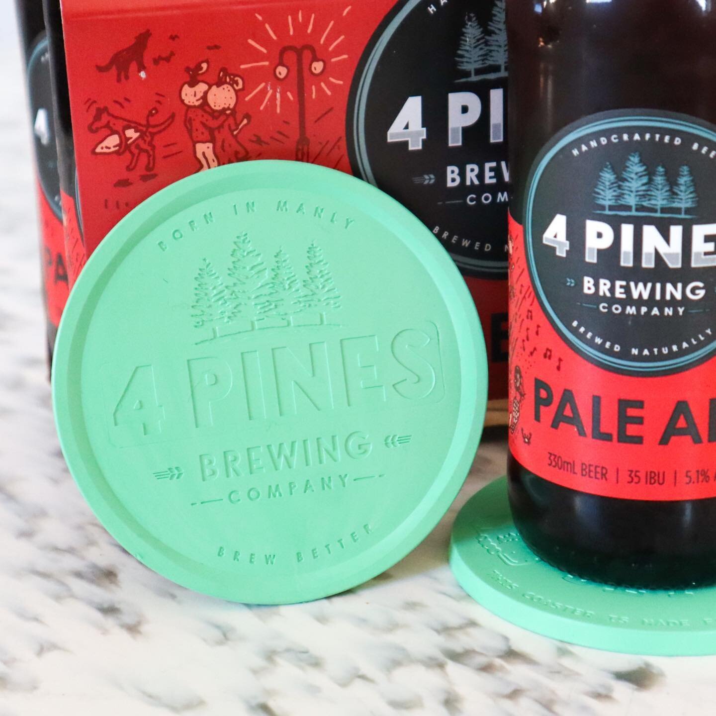 We teamed up with @4pinesbeer to make a massive 40,000 coasters for a recent promotion with @bws_au 🍻

Diverting over a tonne of plastic from landfill 🤝

Reusable coasters are the perfect long-term solution to paper coasters in hospitality venues. 