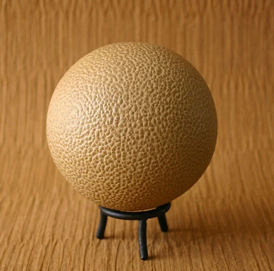 Pebbled Yellow — From a deposit of yellow soil near Golden, New Mexico.