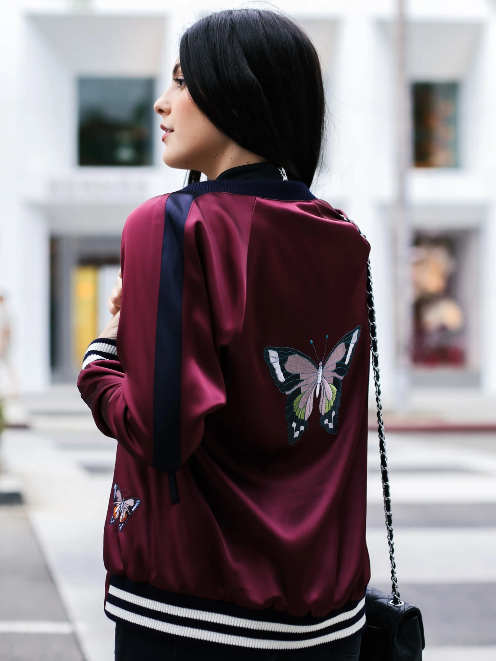 Butterfly Bomber Jacket