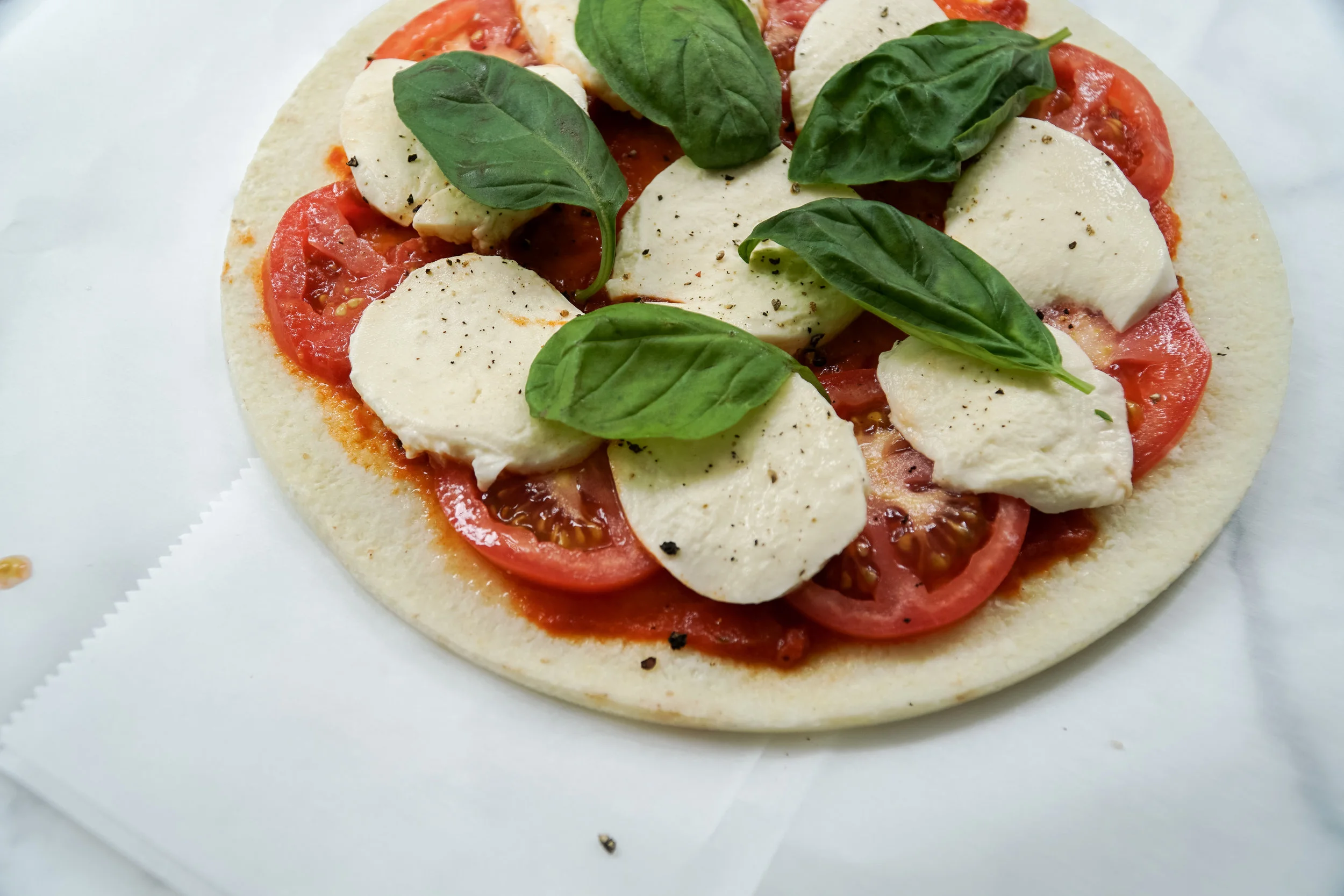 Cauliflower Margherita Pizza