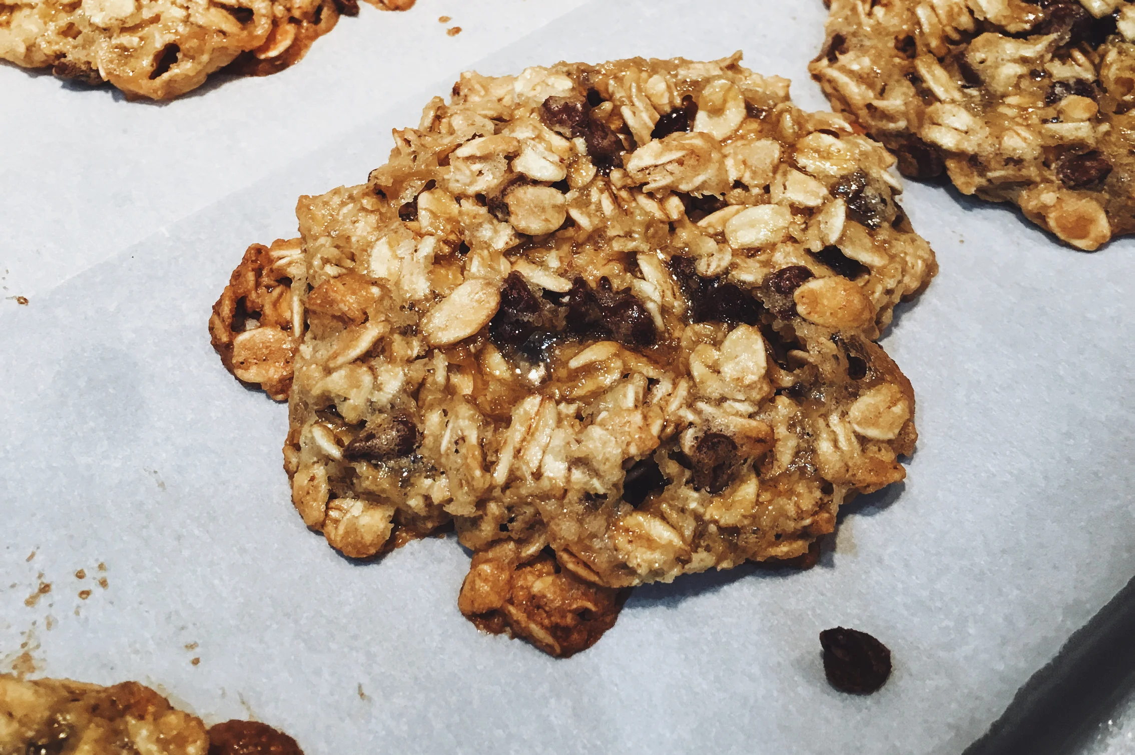 Gluten-Free & Dairy-Free Chocolate Chip Oatmeal Cookies