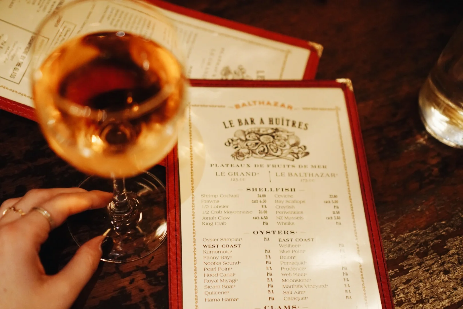 Julia Friedman New York Trip in December at Balthazar.