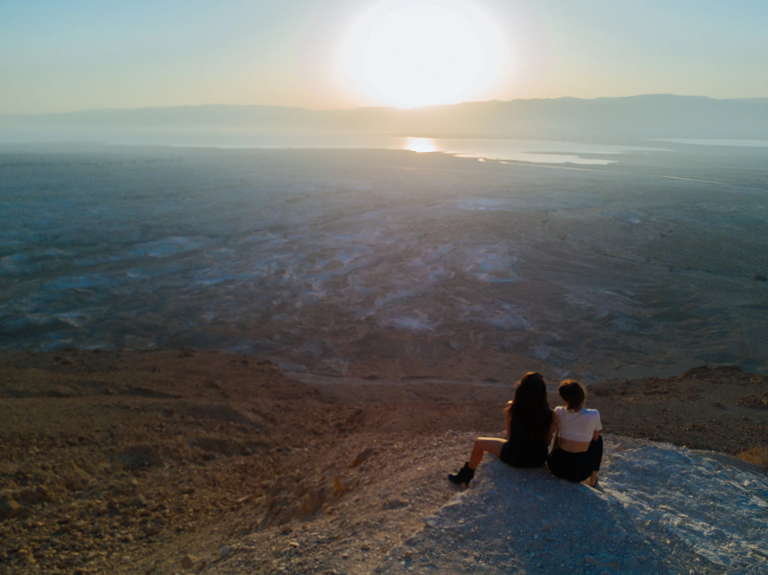 Julia Friedman sunrise hike of Masada.