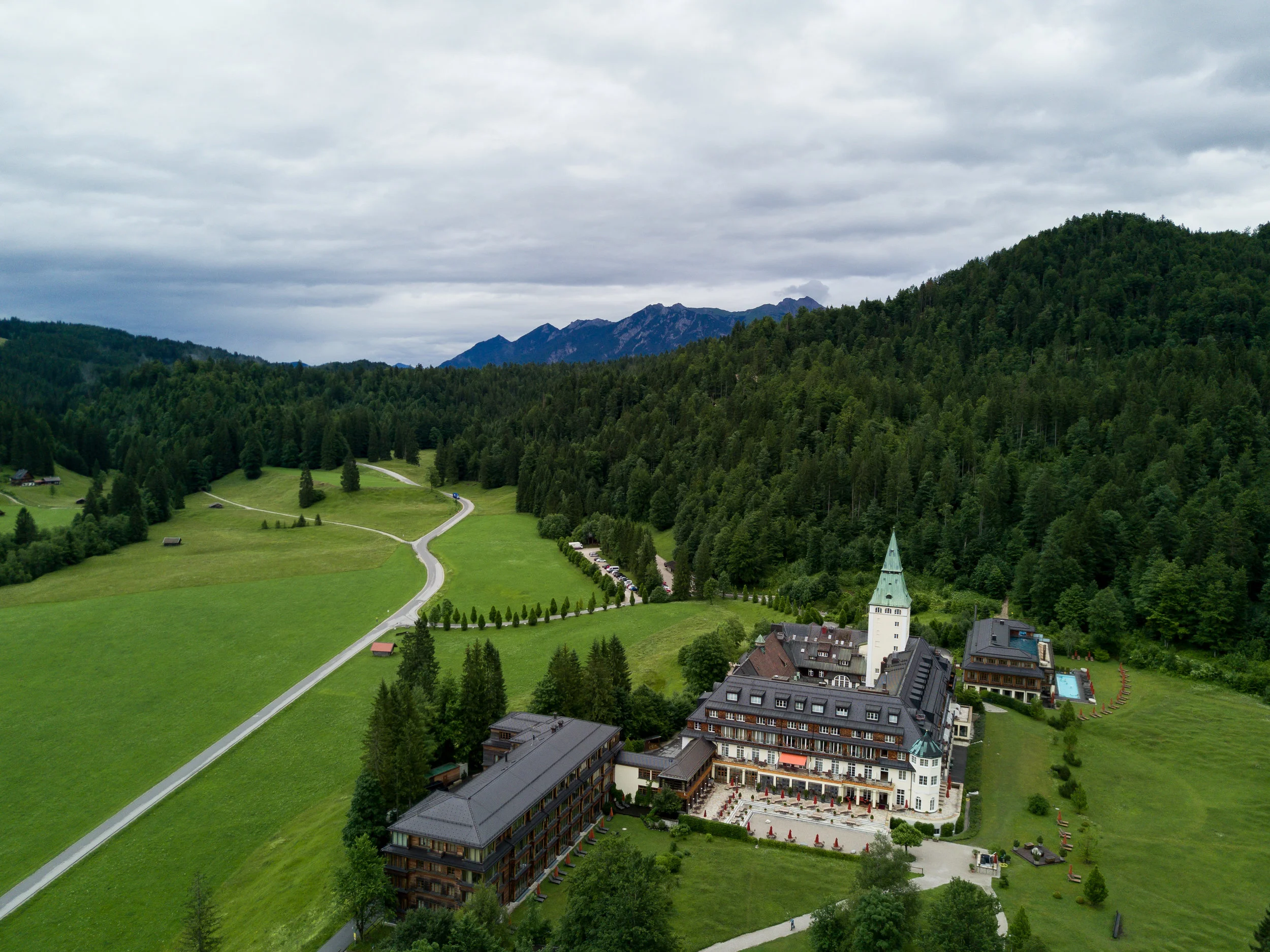 Julia Friedman stays at the Schloss ELmau in Germany.