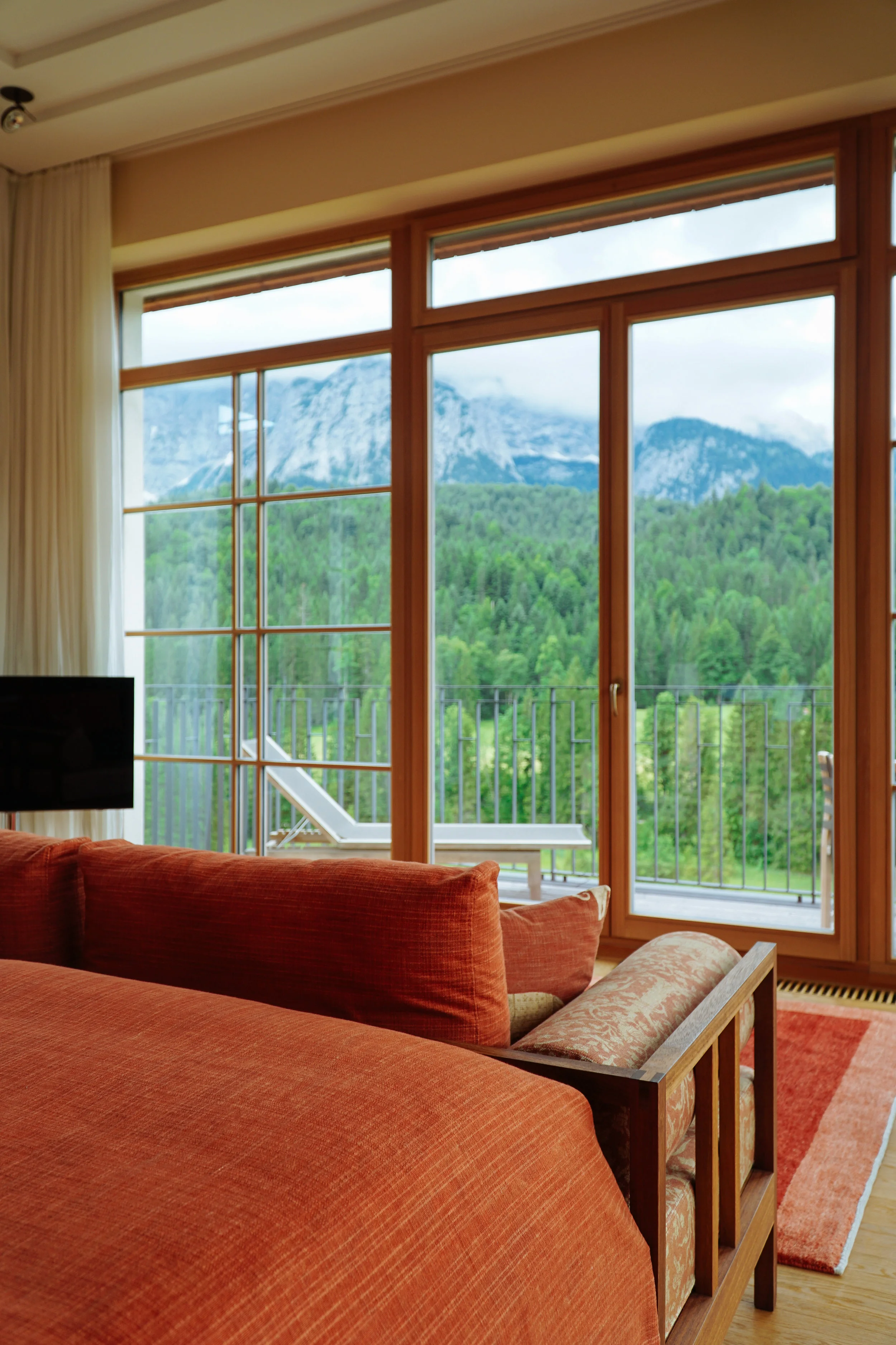 Julia Friedman stays at the Schloss Elmau in Germany.