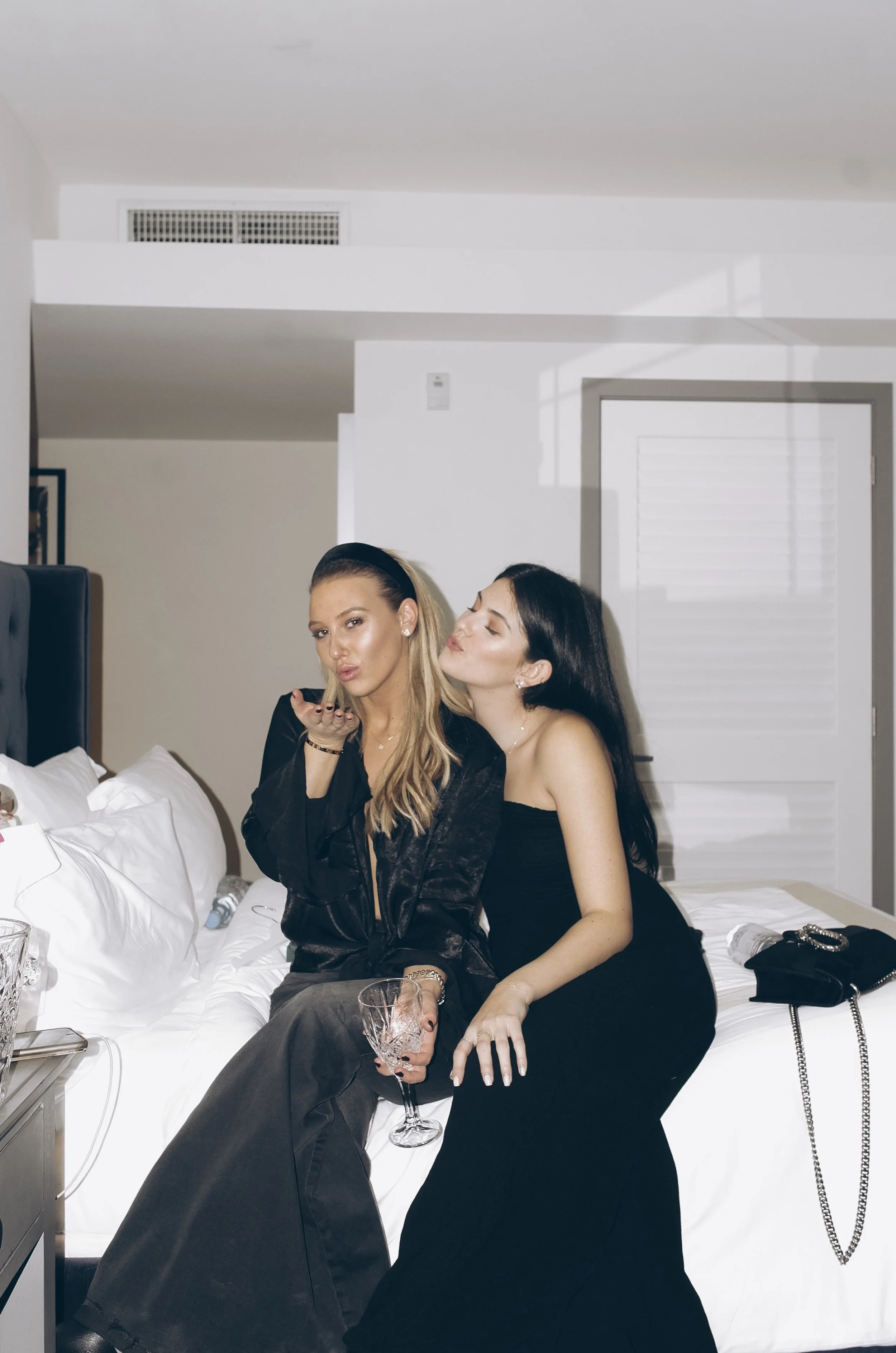 Miami Art Basel Julia Friedman poses inside of Clinton Hotel - Girls Trip