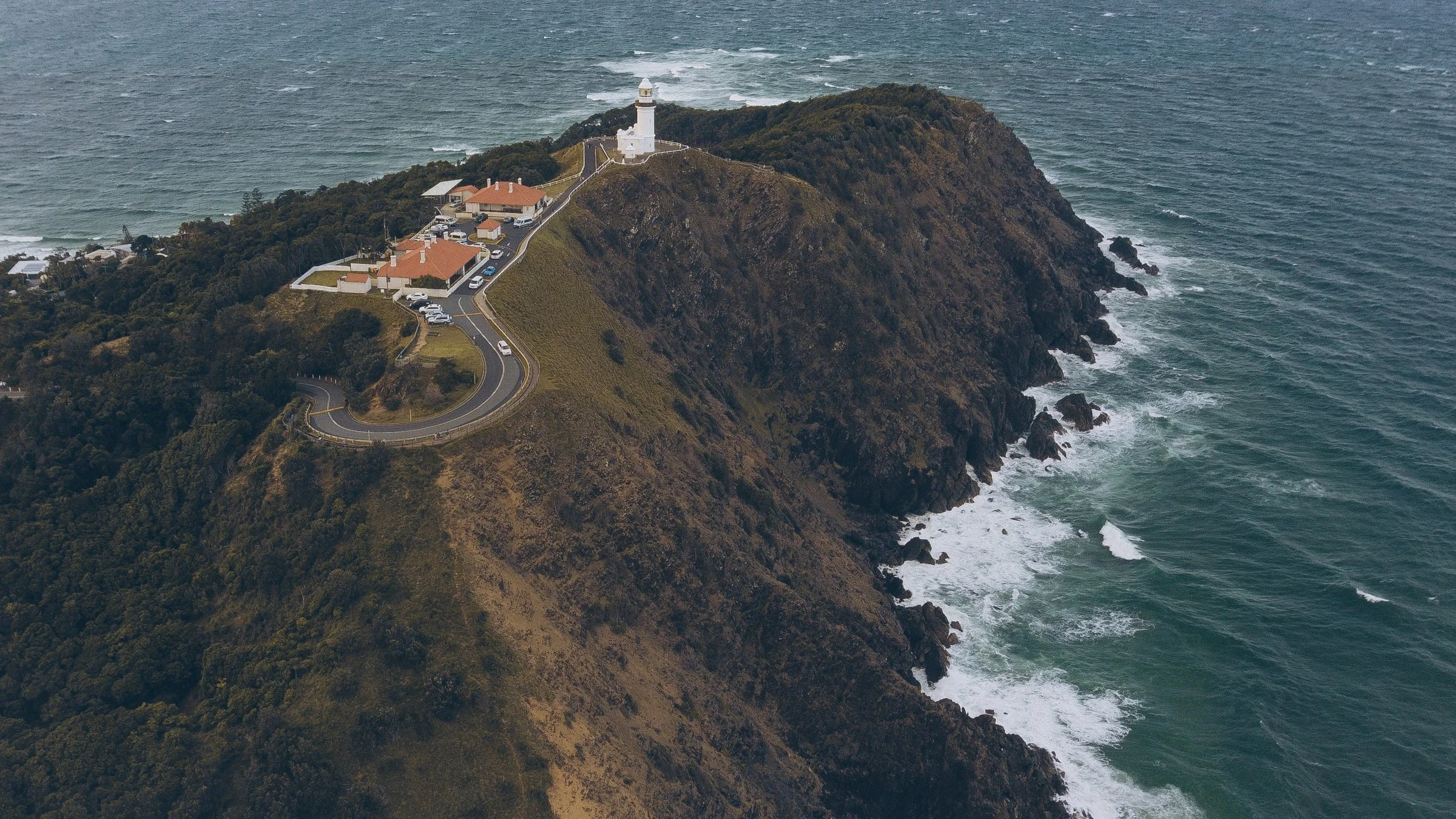 dji drone shot Byron bay light house Julia friedman September Brisbane down under Australia