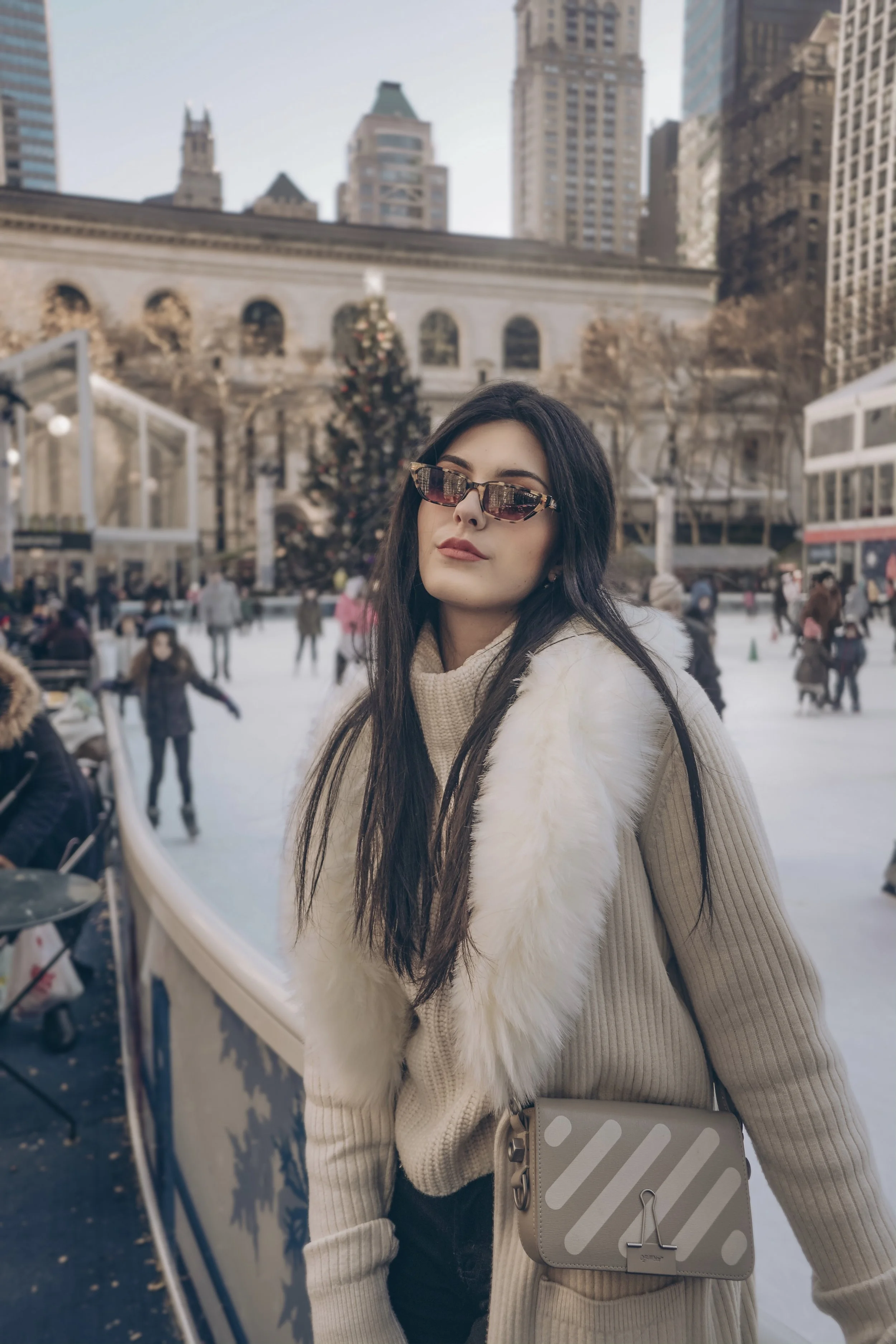 Christmas Time in NYC Julia Friedman Bryant Park