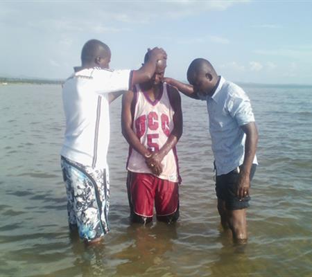 Baptisms in Kigoma, Tanzania, Dec 2016