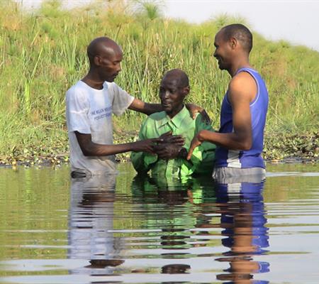 Baptism at Mutenderi, Rwanda