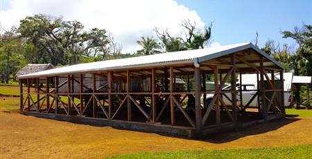 Rebuilt hall in Green Point, Tanna, Vanuatu following cyclone with support of the Mission fund.