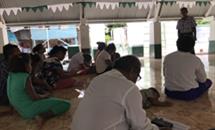 Fellowship meeting in Kiribati