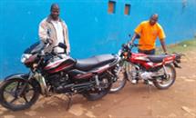 New motorbikes in Mozambique.