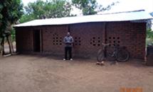 Hall recently built in Chindana, Mozambique.
