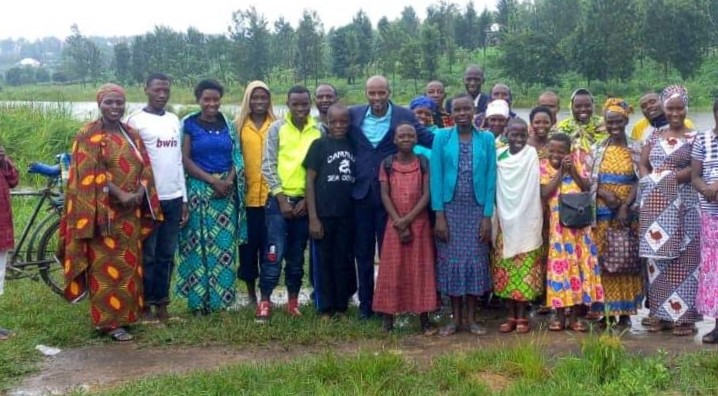 Kabarore baptisms in Rwanda