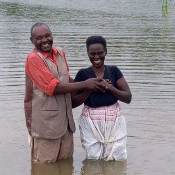 Baptism in Kabarore, Rwanda