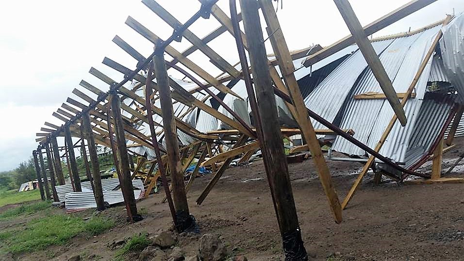Lautoka hall cyclone damaged