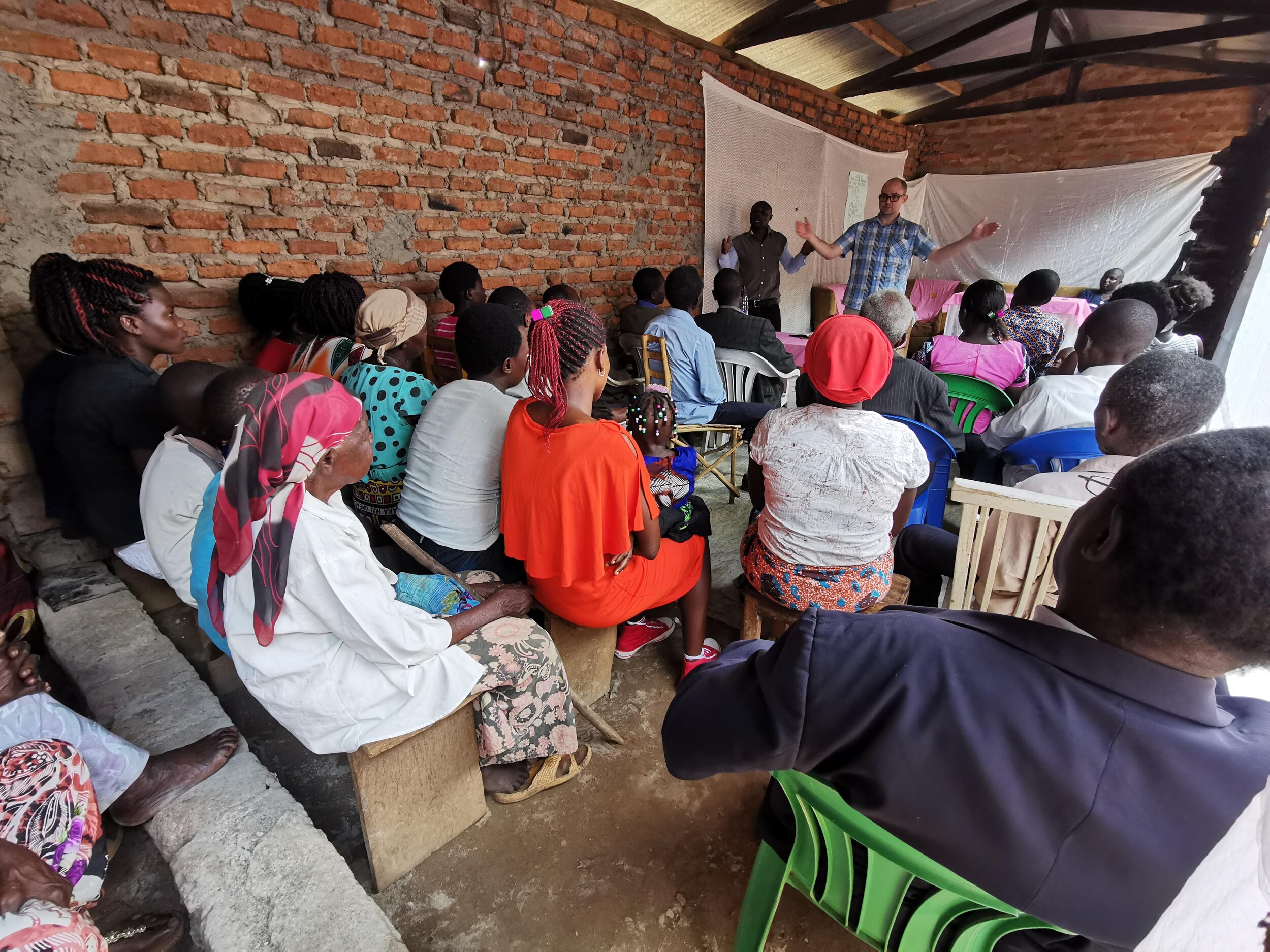 Meeting at Sironko, Uganda