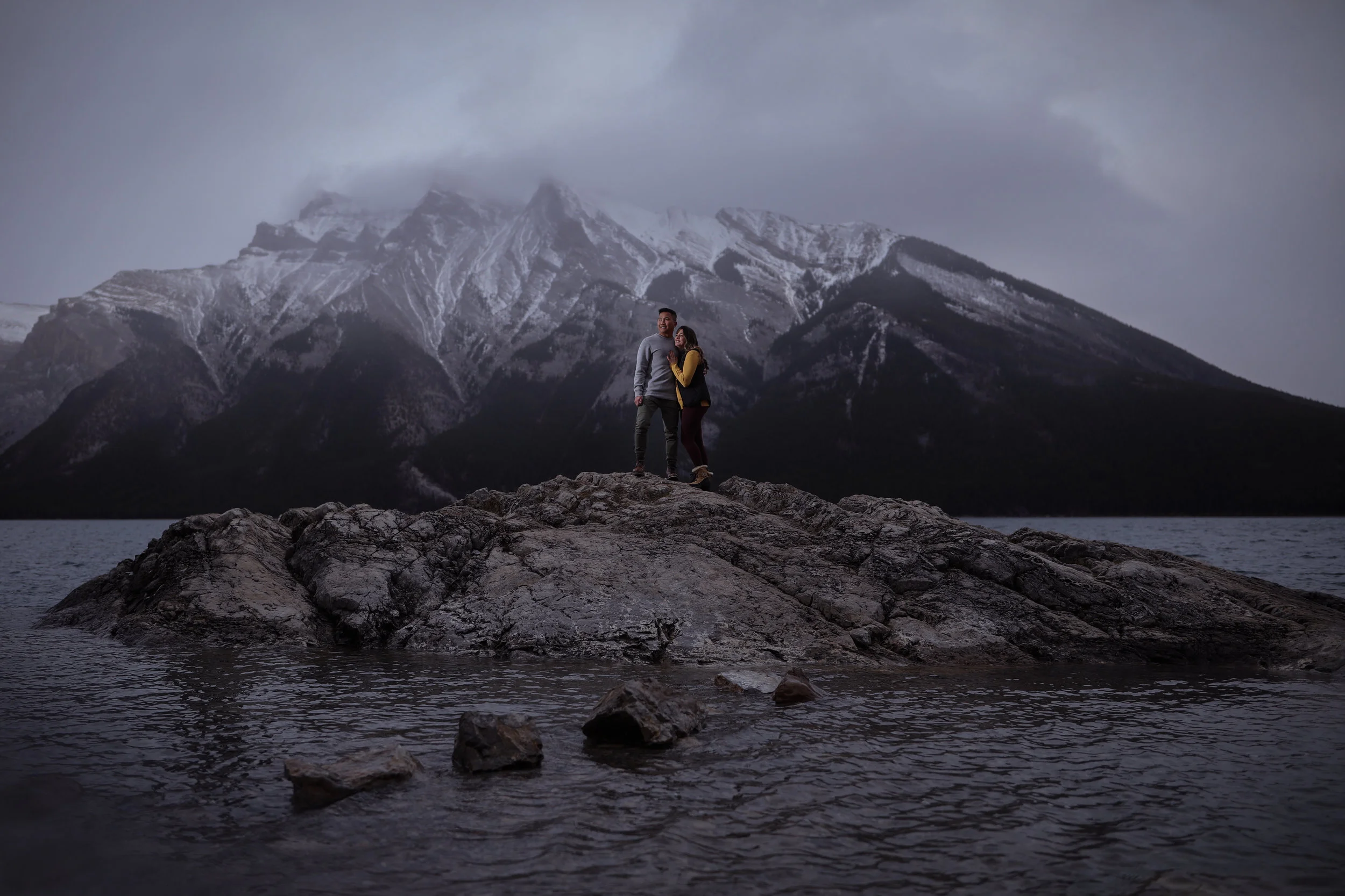 Ashley Says YES to John | Banff Secret Proposal Photoshoot