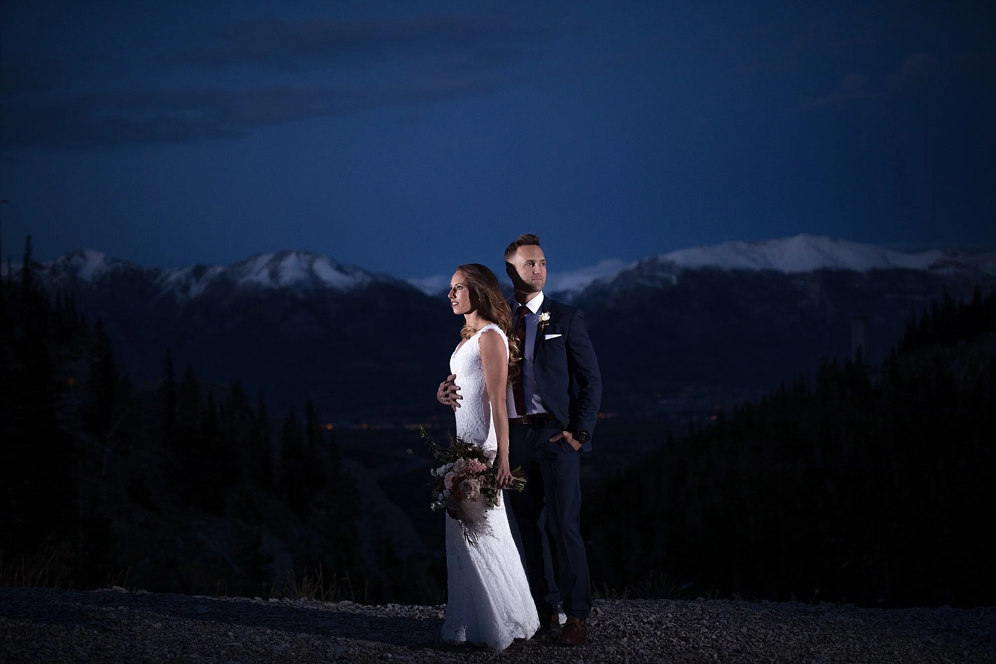 Kelsey &amp; Colby's Intimate Back Country Canmore Wedding