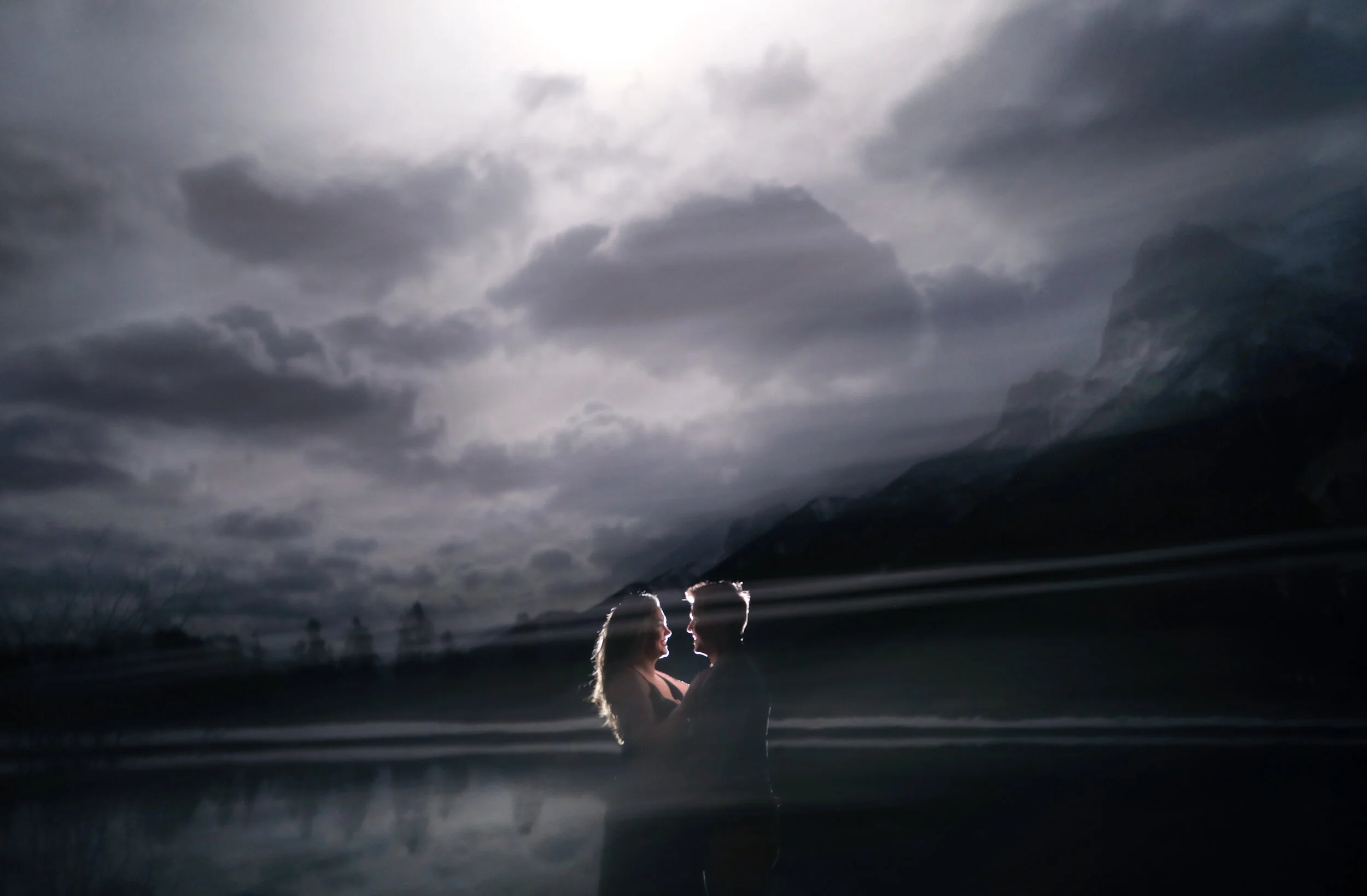 Full Moon Couple's Night Photoshoot | Maddie &amp; Matt | Calgary Photographer