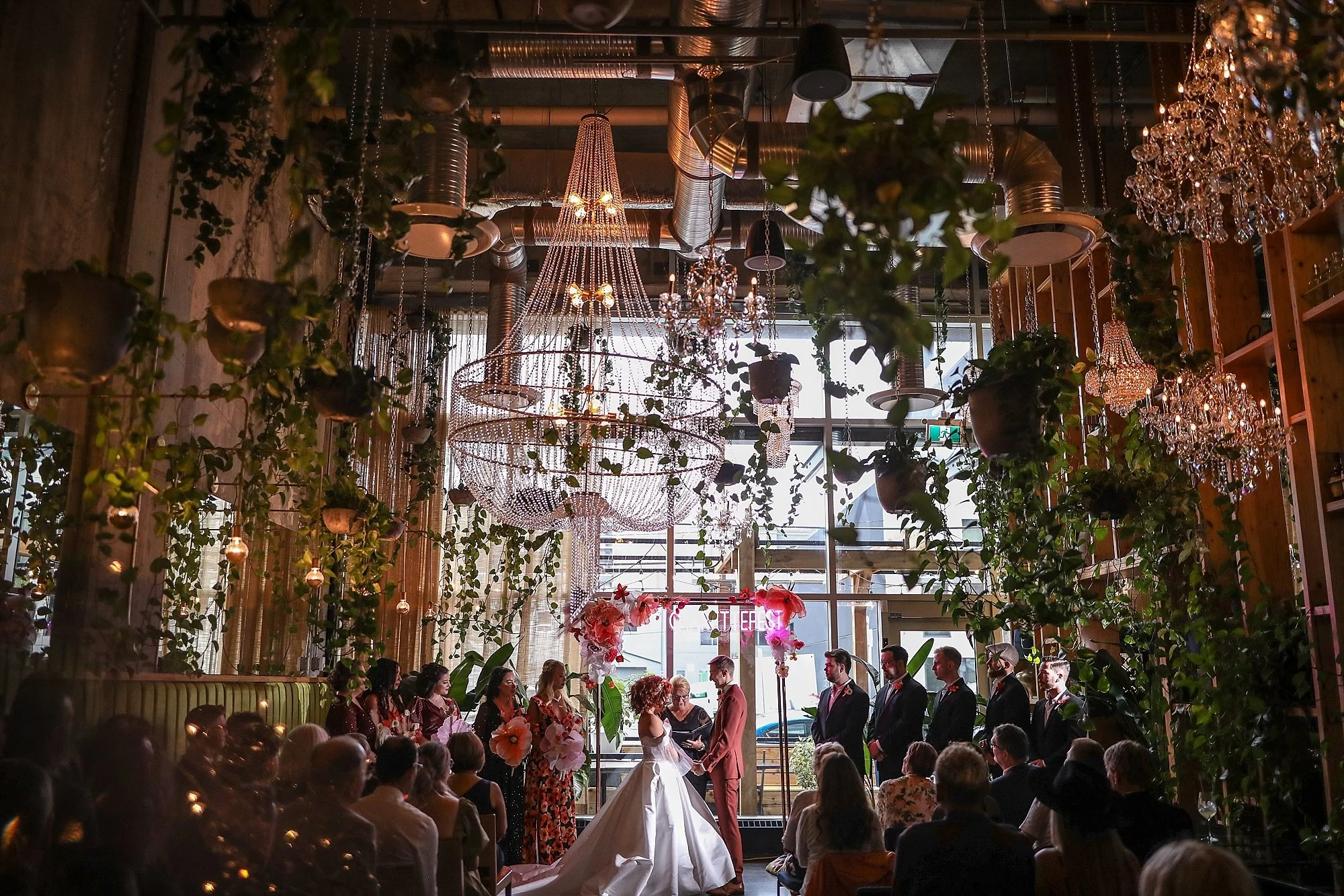 Caity &amp; Jordan's Colorful Orchard Calgary Wedding | {Published} 