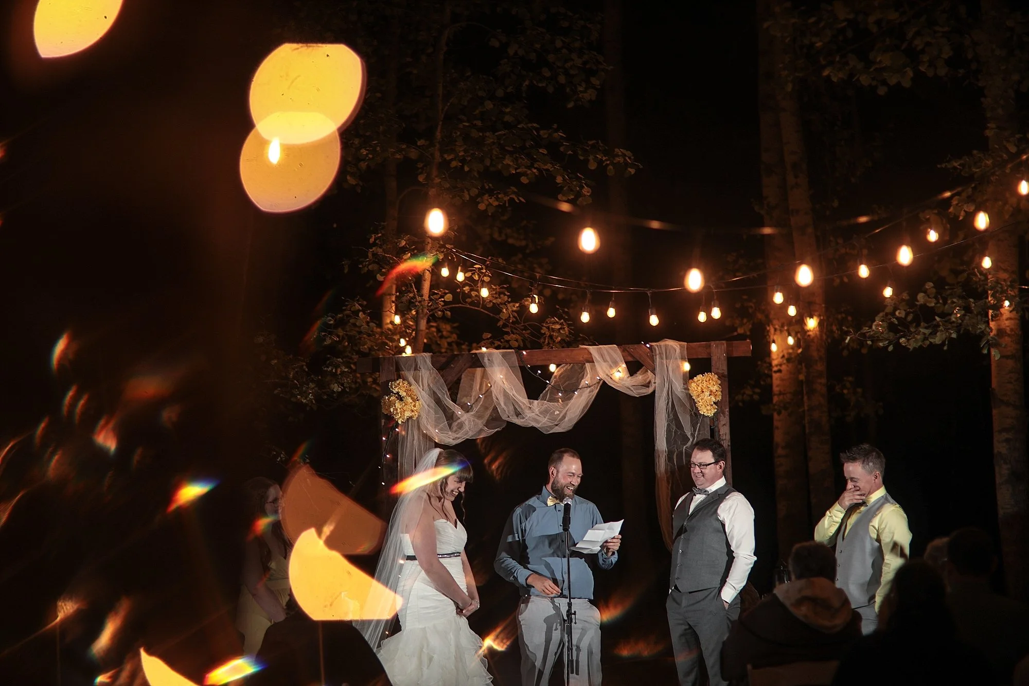 A Twilight Wedding | Kris and Delanie's Night Wedding