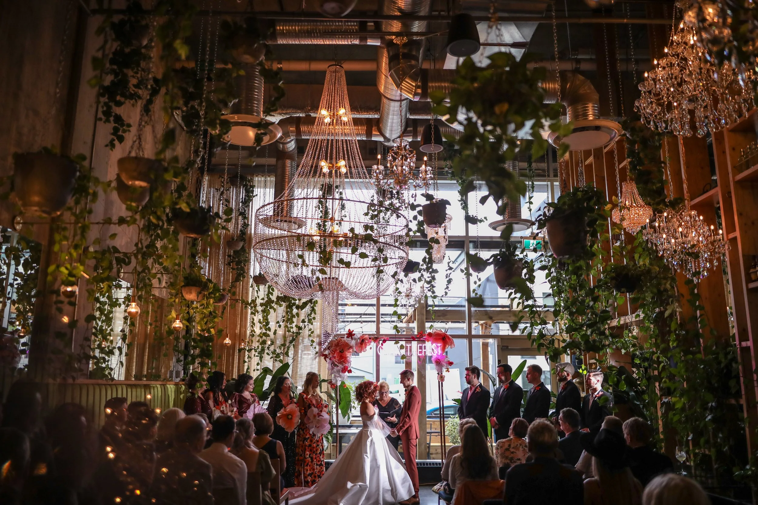 wedding ceremony photography at the orchard restaurant in calgary yyc