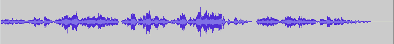 Standard music visualization waveform