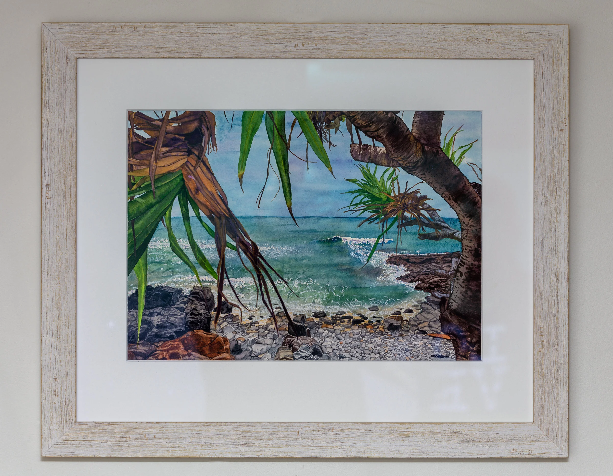 Pandanus View Framed original