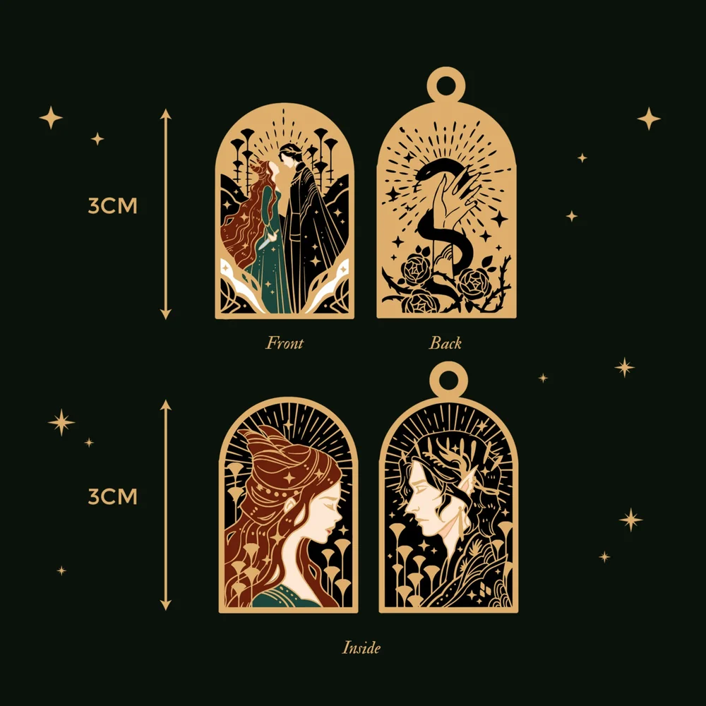 Jude + Cardan Locket Necklace — Afterblossom