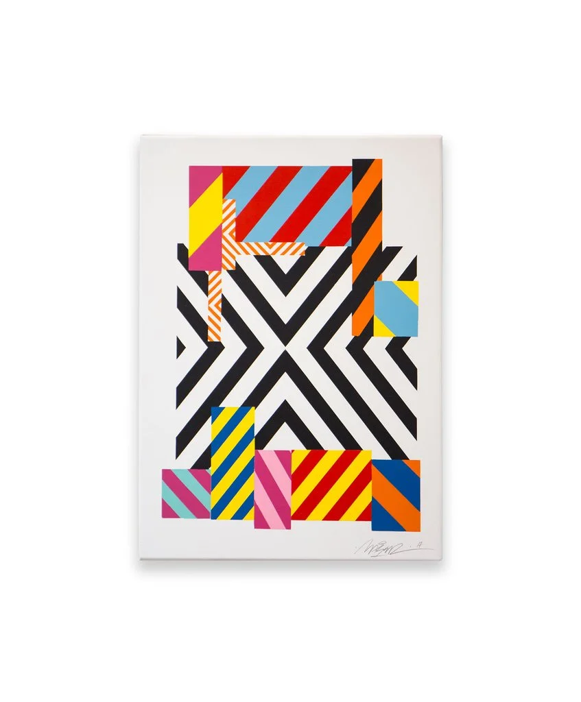 ‘Untitled’, Maser, Spray-paint on canvas.