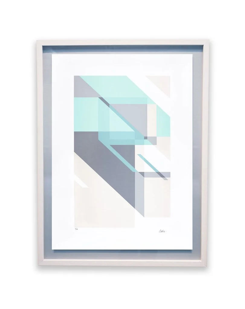 ‘Flux’ Sek2, Screen-print, edition of 30.