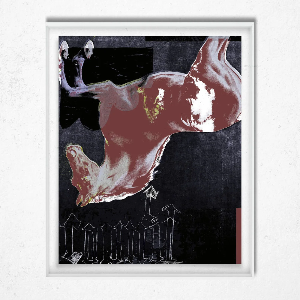 ‘Mare’, 4 colour hand-pulled screen-print. Photo credit: Damn Fine Prints