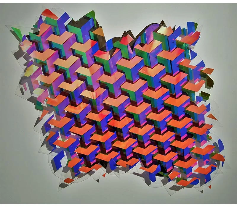 ‘Reflaction’, 2018, Vinyl on Acetate, NARS Foundation, NYC. Photo Credit: Leah Hewson