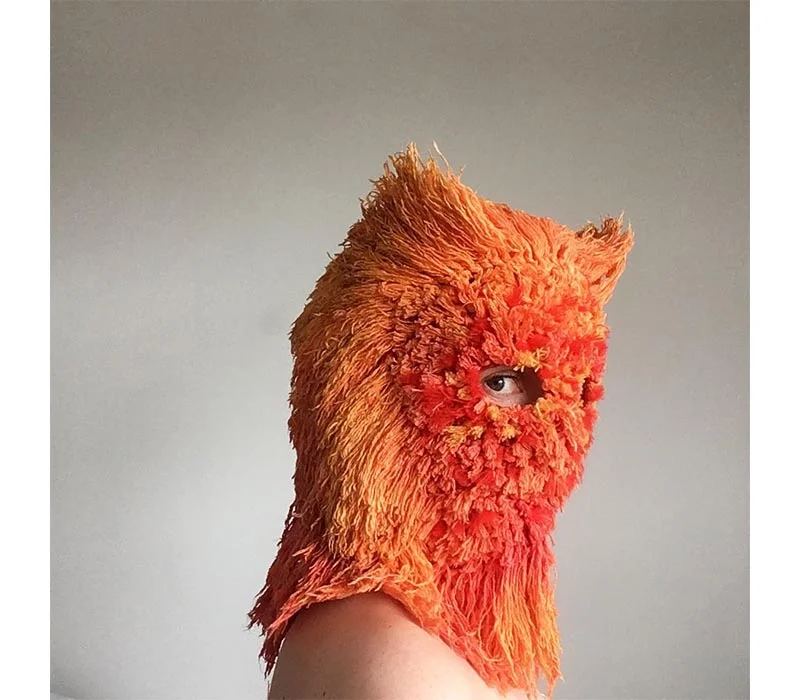 ‘Untitled’, 2018, Photograph of Mask. Photo credit: Threadstories