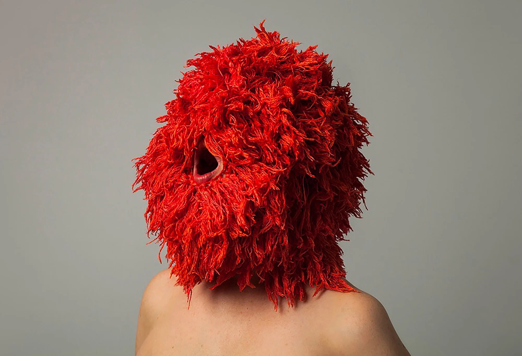 ‘False Hoods’, 2018, Photograph of Mask. Photo credit: Hazel Coonagh