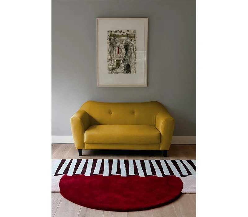 ‘Brainstorm’ (Installation), 2019, Wool Rug, 2150mm x 1460mm. Photo credit: Ceadogán