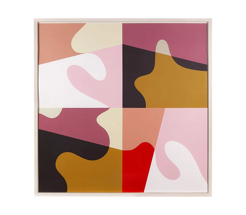 ‘Tidal’, 2018, Screenprint, 100 x 100 cm, The Devlin, Dublin . Photo credit: Deirdre Breen