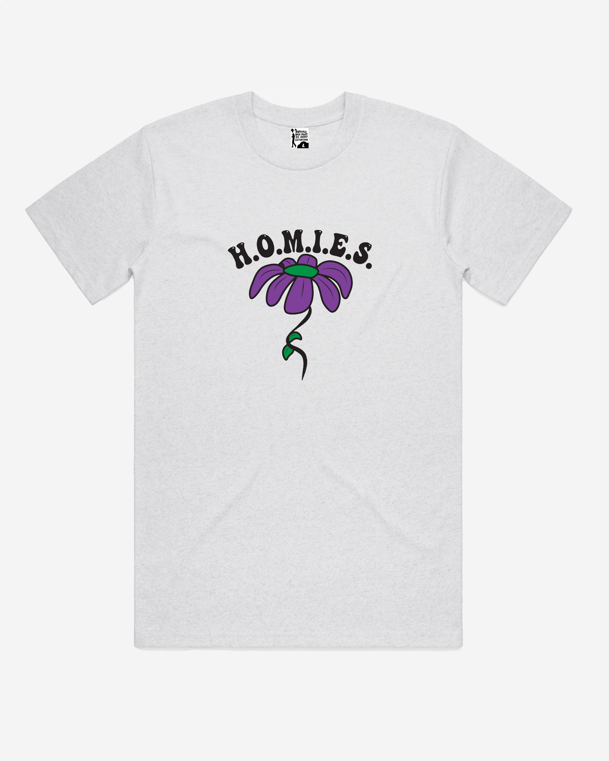 Flower Logo Tee Front.png