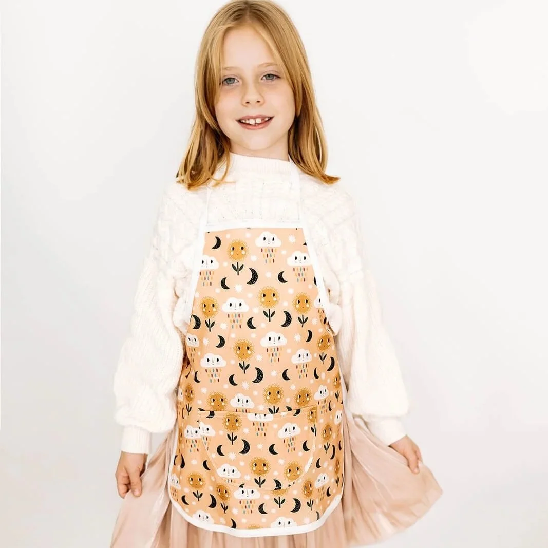 Moon and Clouds Apron