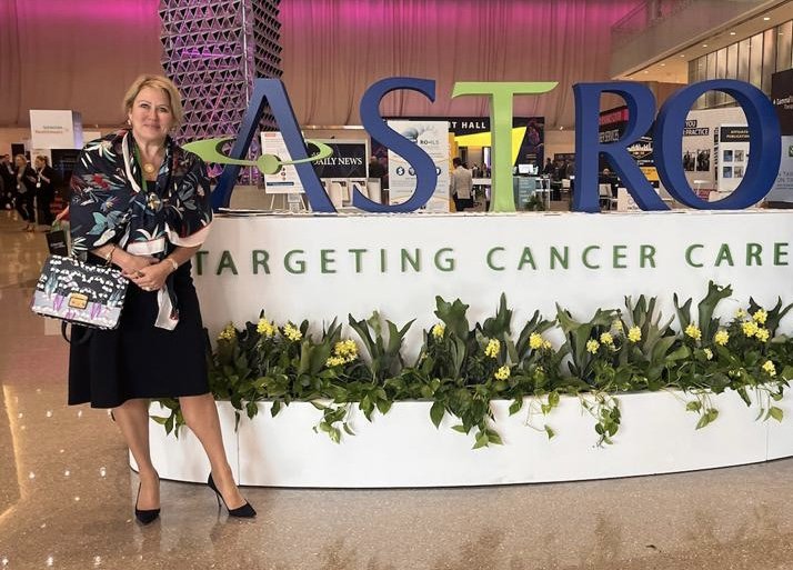 AECA Executive Director Dr. Sophia Michaelson at ASTRO 2022