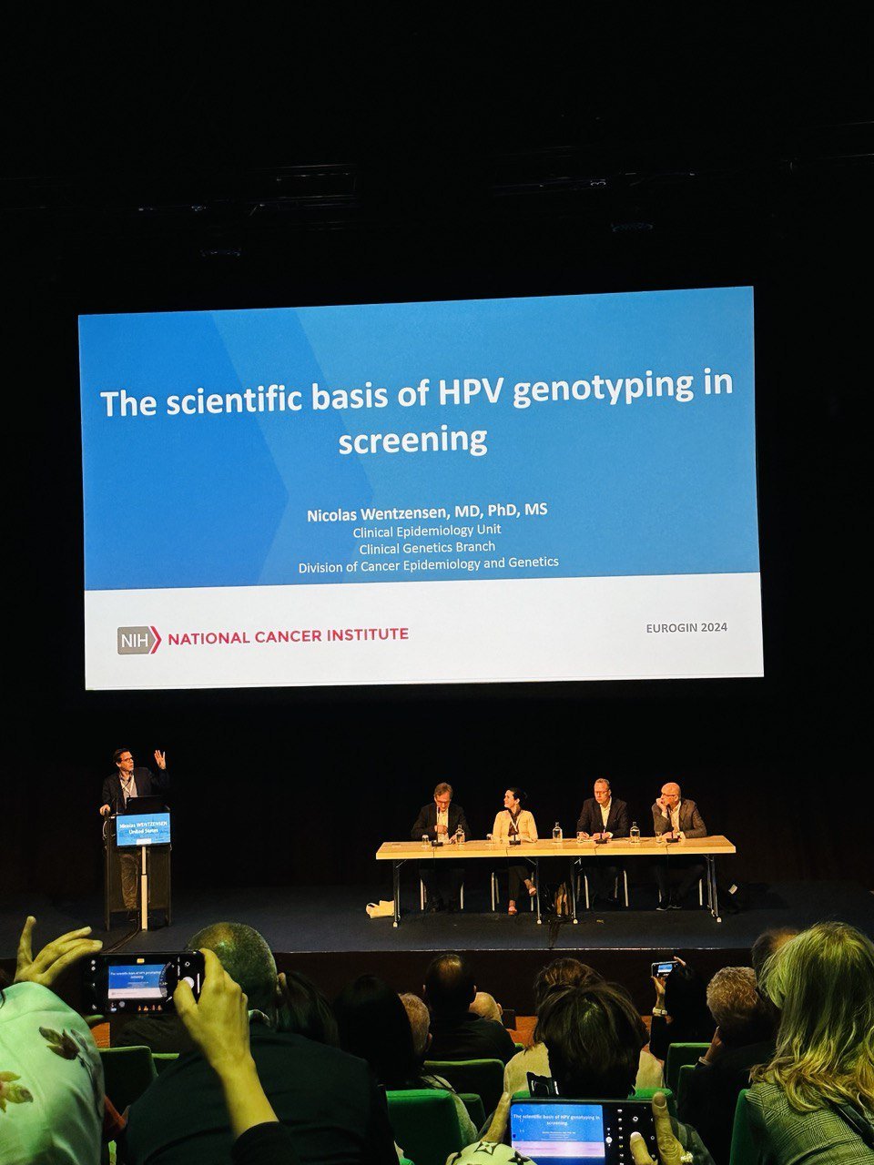 Dr. Nicolas Wentzensen of the U.S. NCI presents on HPV genotyping