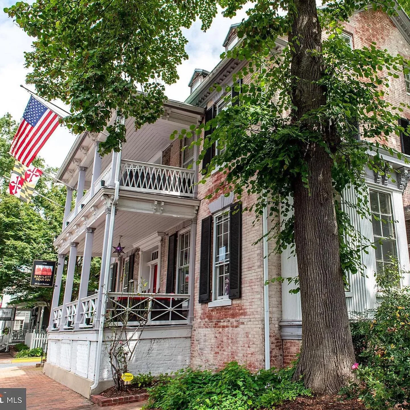 Hello! Many of our local friends and family know that we are under contract with our @bartlettpearinn 🍐💞🌈 While incredibly bittersweet we are over the moon with excitement! Today is a huge step as our online auction goes
live! It has been quite so