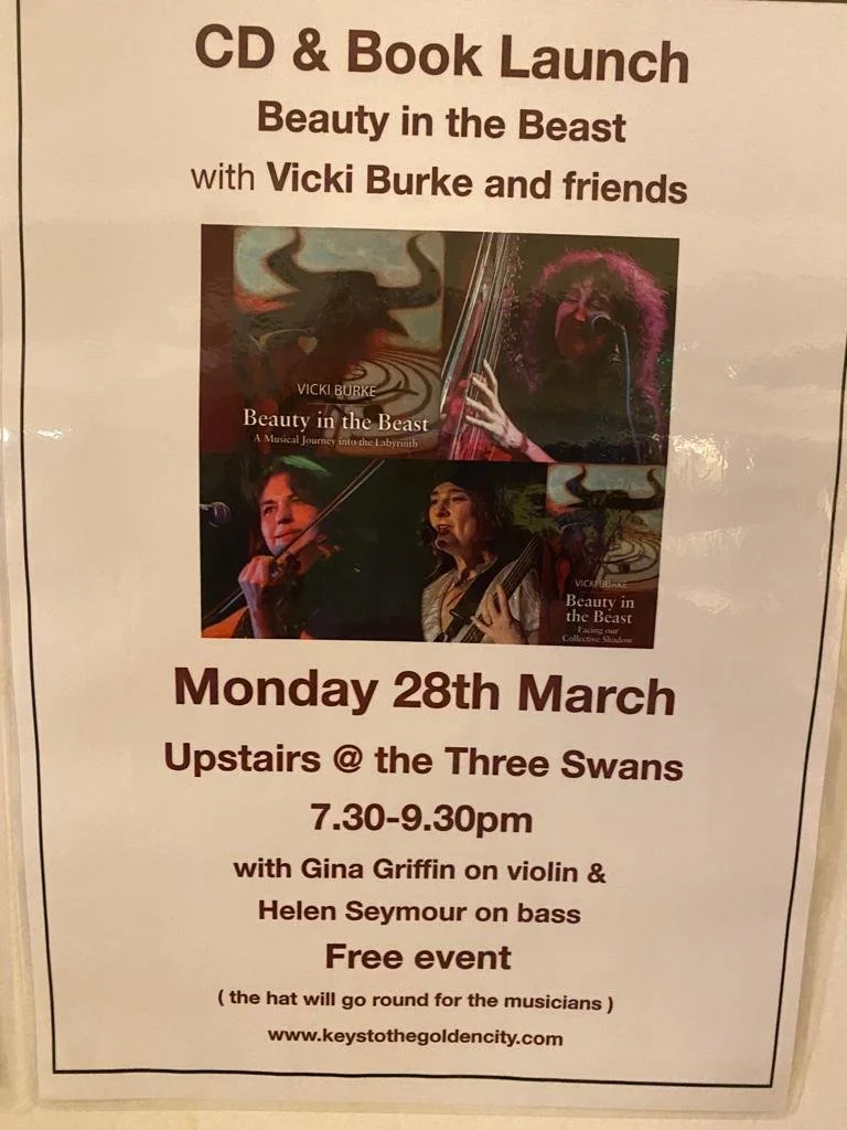 Beauty in the Beast CD & Book launch with Vicki Burke