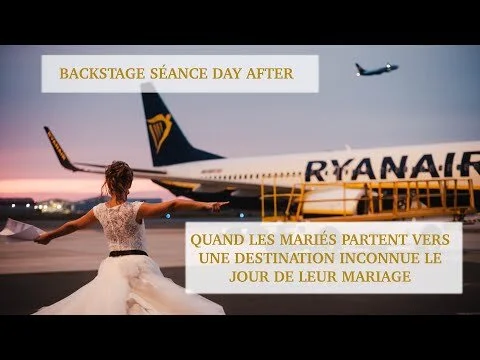 Les mariés partent pour une destination inconnue le jour de leur mariage (Copy)